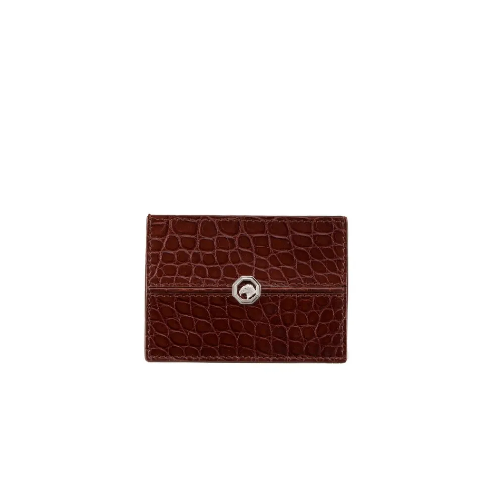 Online Alligator Leather Cardholder Small Leather Goods