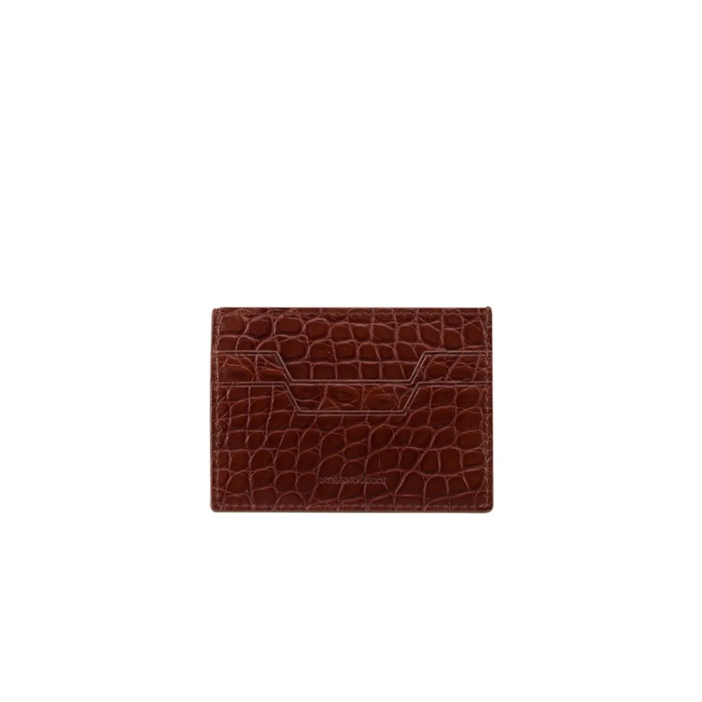 Online Alligator Leather Cardholder Small Leather Goods