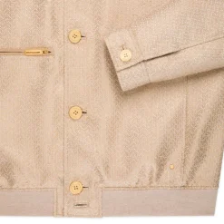 Clearance Band Collar Silk Blouson Mens Outerwear