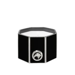 Sale Black & Platinum Small Octagonal Scented Candle Scented Candles