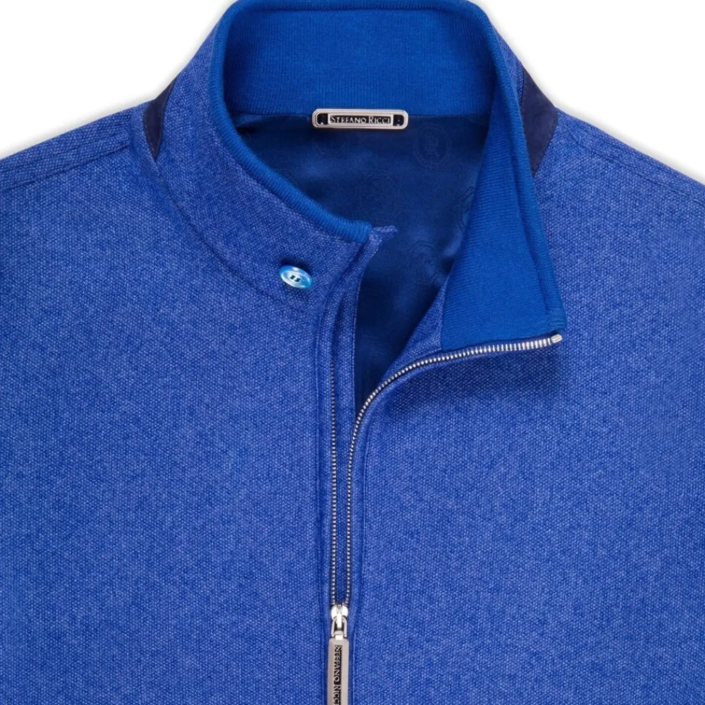 Best Sale Blouson In Cashmere And Silk Mens Last Sizes