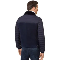 Online Blouson In Shearling And Silk Mens Outerwear