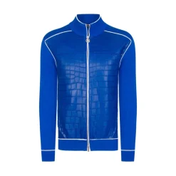 Fashion Blouson With Crocodile Inserts Mens Last Sizes