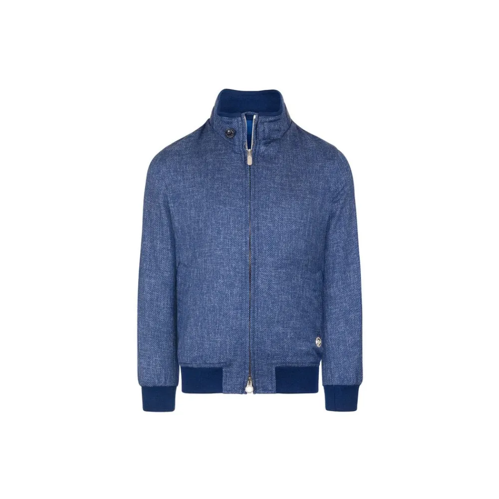 Fashion Blouson With Crocodile Leather Inserts Junior Outerwear