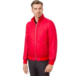 Sale Blouson With Crocodile Leather Inserts Mens Last Sizes