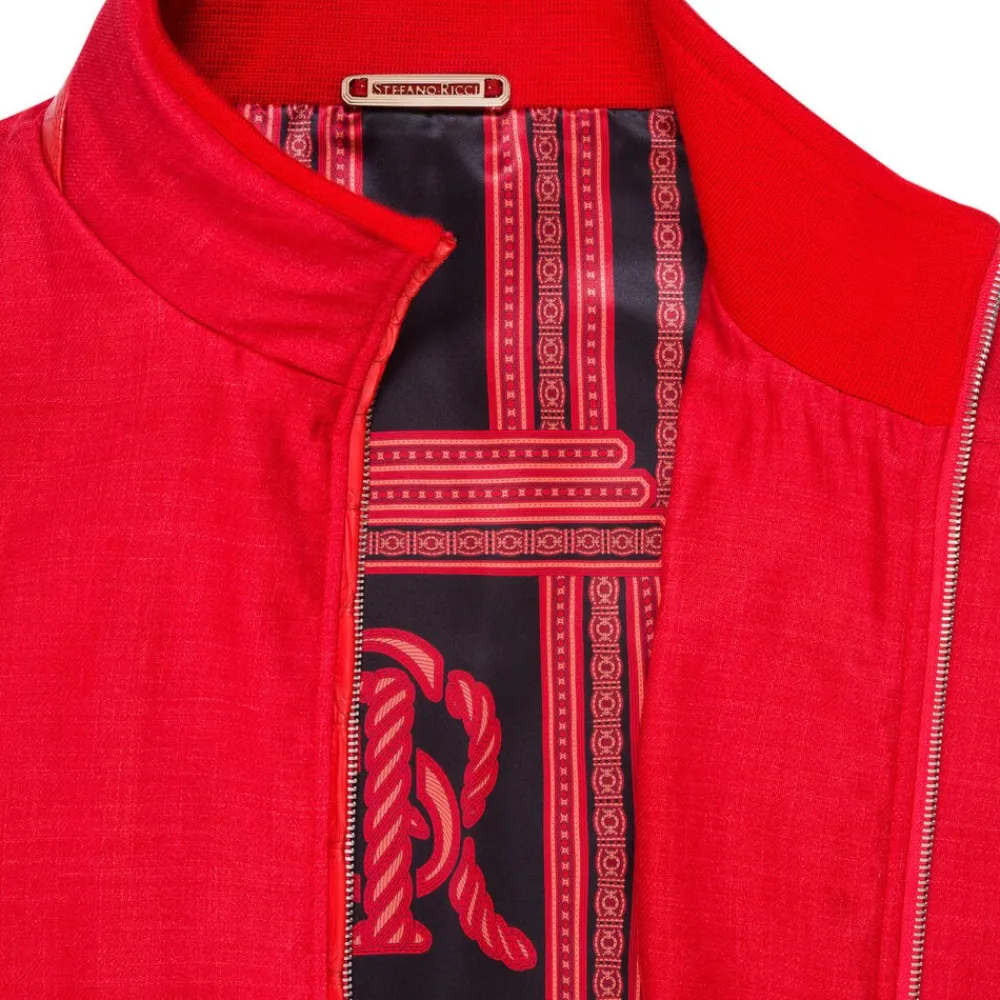 Sale Blouson With Crocodile Leather Inserts Mens Last Sizes