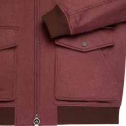 Hot Blouson With Lacon Shearling Collar Mens Outerwear