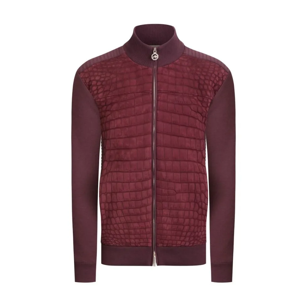 Sale Blouson With Nubuck Crocodile Mens Last Sizes