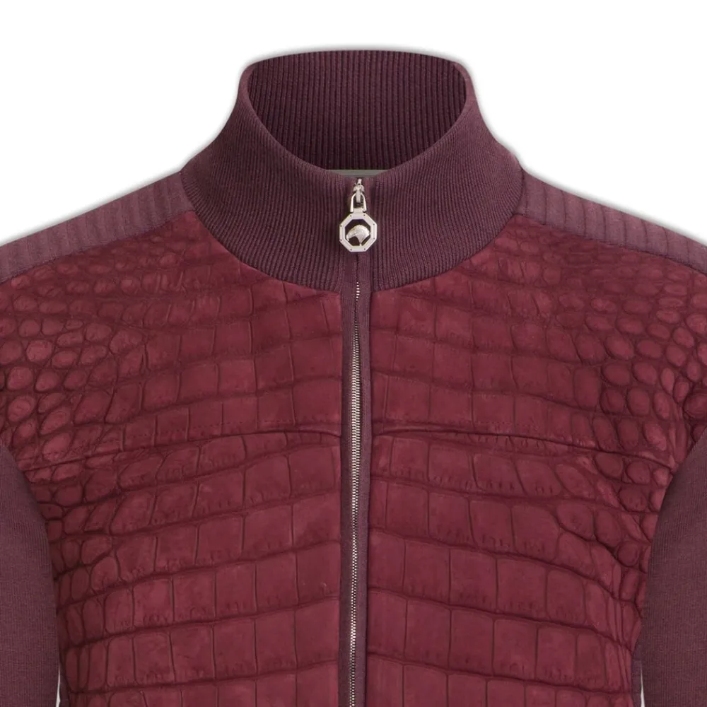 Sale Blouson With Nubuck Crocodile Mens Last Sizes