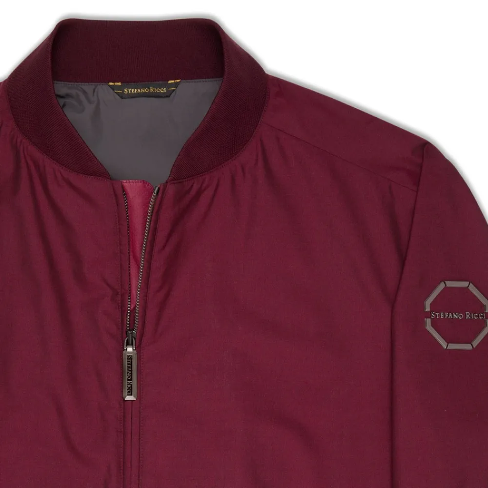 Hot Blouson With Snakeskin Inserts Mens Luxury Tech