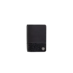 Best Sale Calfskin And Alligator Leather Bifold Wallet Small Leather Goods