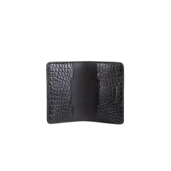 Store Calfskin And Alligator Leather Card Holder Small Leather Goods