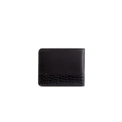 Flash Sale Calfskin And Alligator Leather Bifold Wallet Small Leather Goods