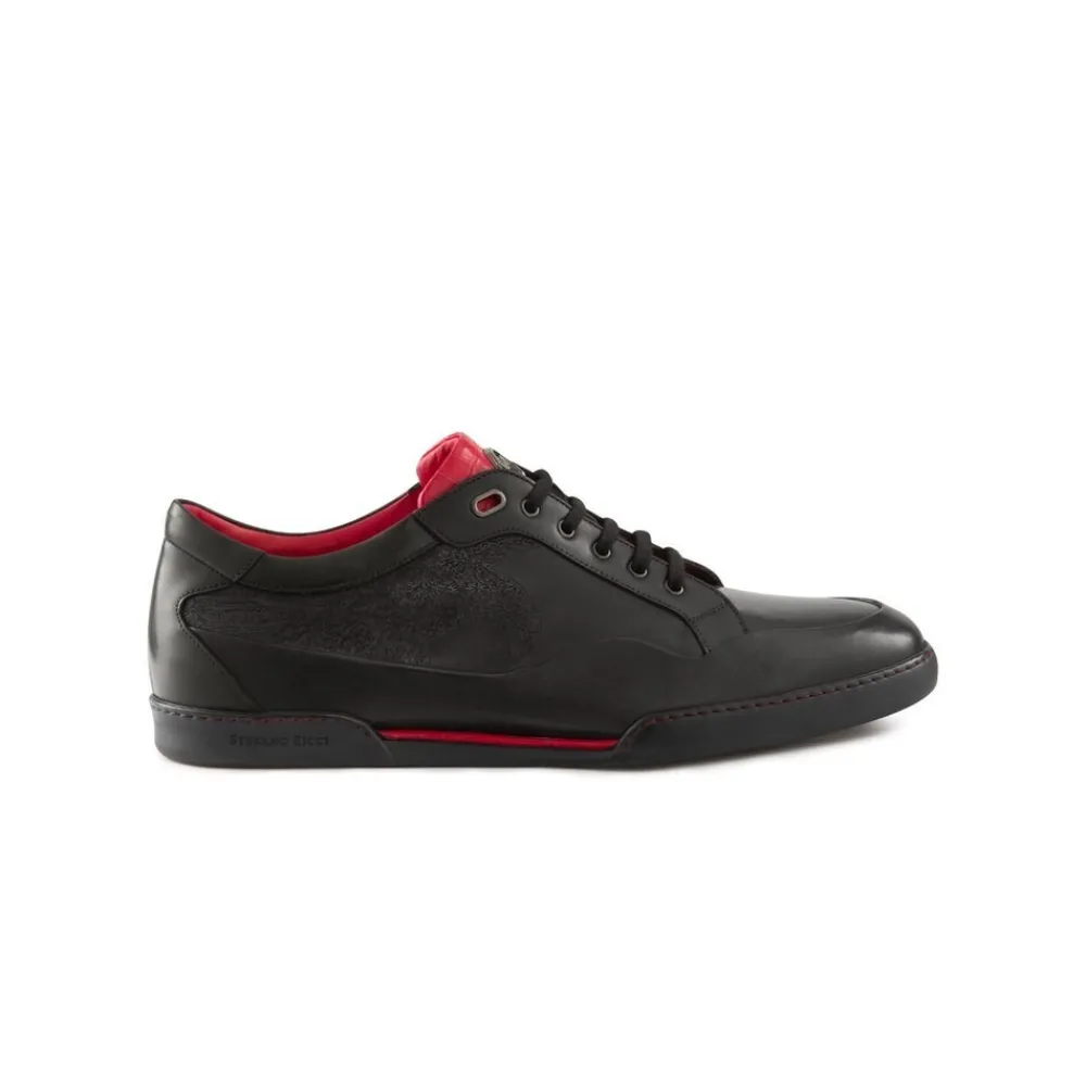 Best Calfskin And Crocodile Leather Sneakers Sneakers