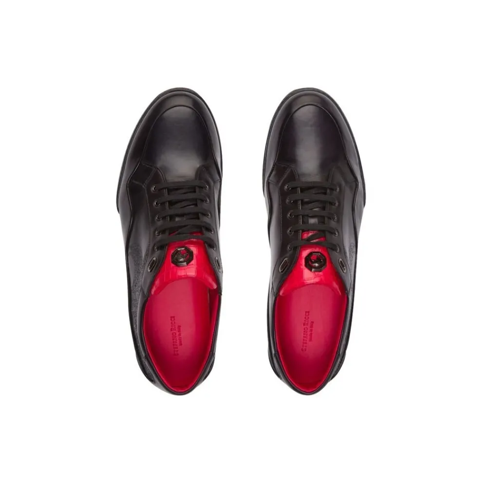 Best Calfskin And Crocodile Leather Sneakers Sneakers