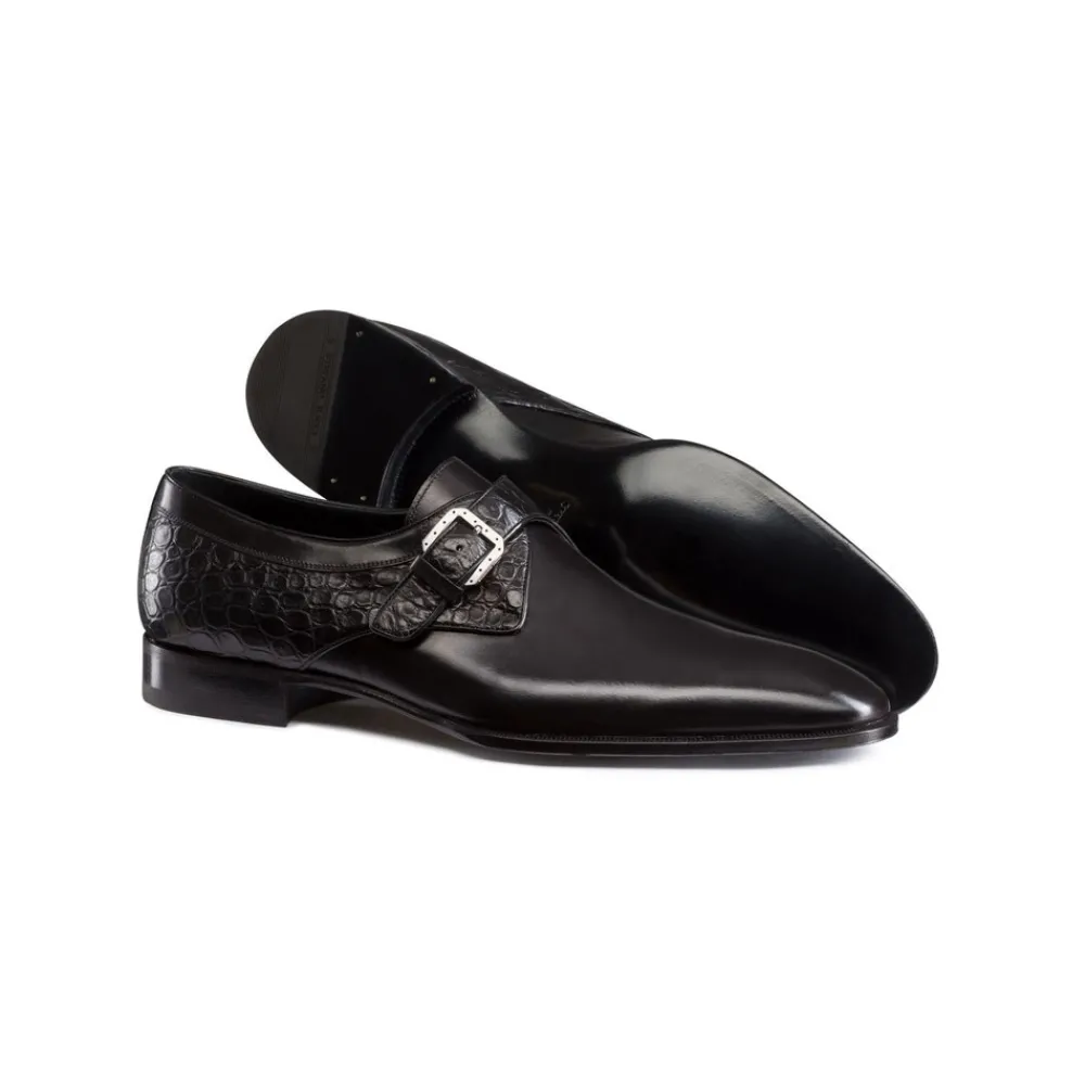 Clearance Calfskin And Matted Crocodile Leather Dress Shoes Dress Shoes