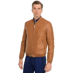 Cheap Calfskin Blouson Mens Outerwear