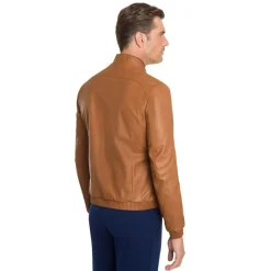 Cheap Calfskin Blouson Mens Outerwear