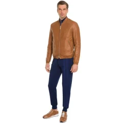 Cheap Calfskin Blouson Mens Outerwear