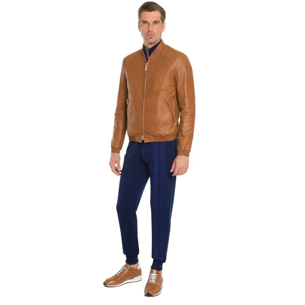 Cheap Calfskin Blouson Mens Outerwear
