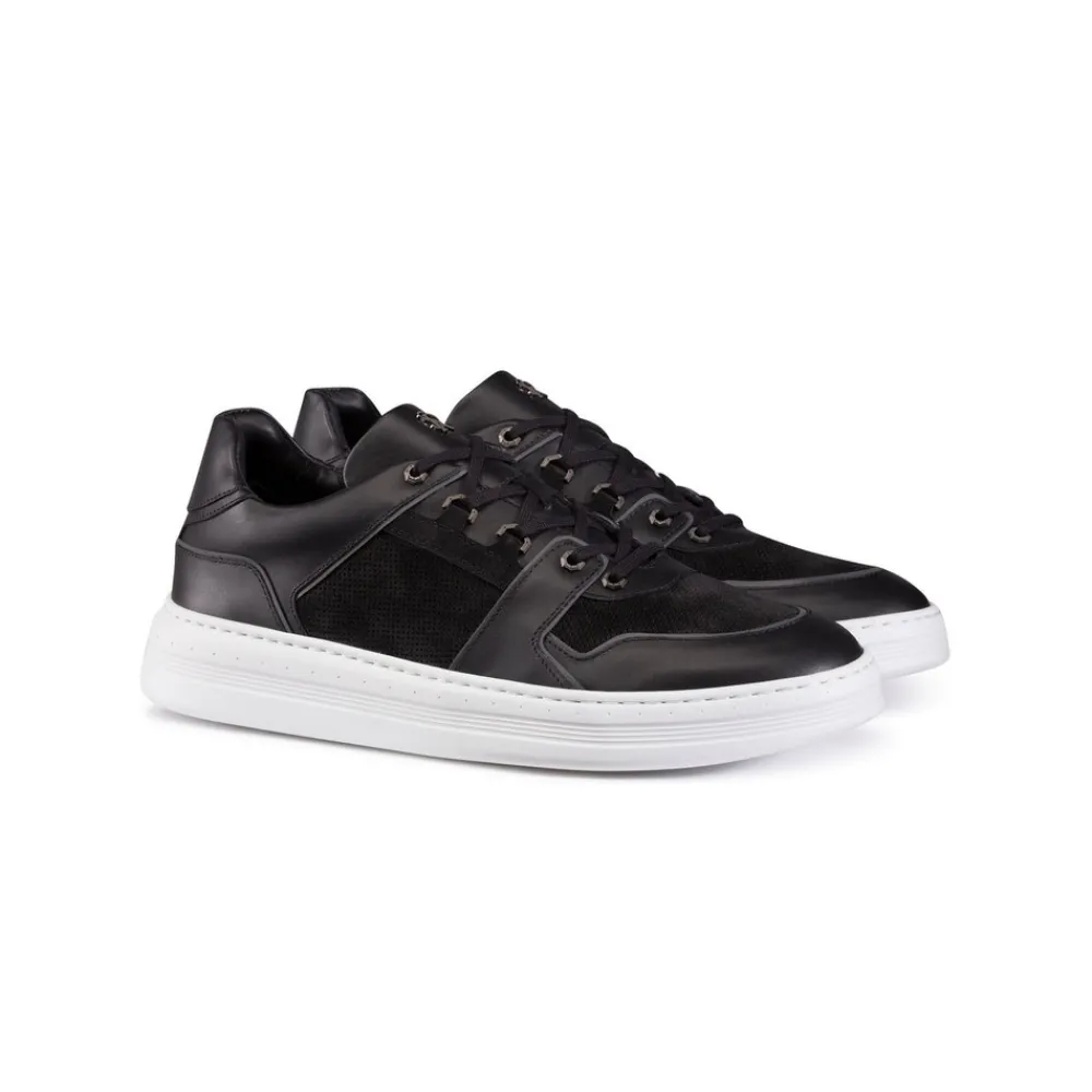 New Calfskin Leather And Suede Sneakers Sneakers