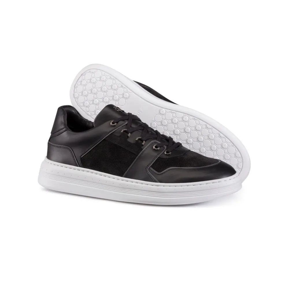 New Calfskin Leather And Suede Sneakers Sneakers