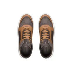 Sale Calfskin Leather And Suede High-Top Sneakers Sneakers