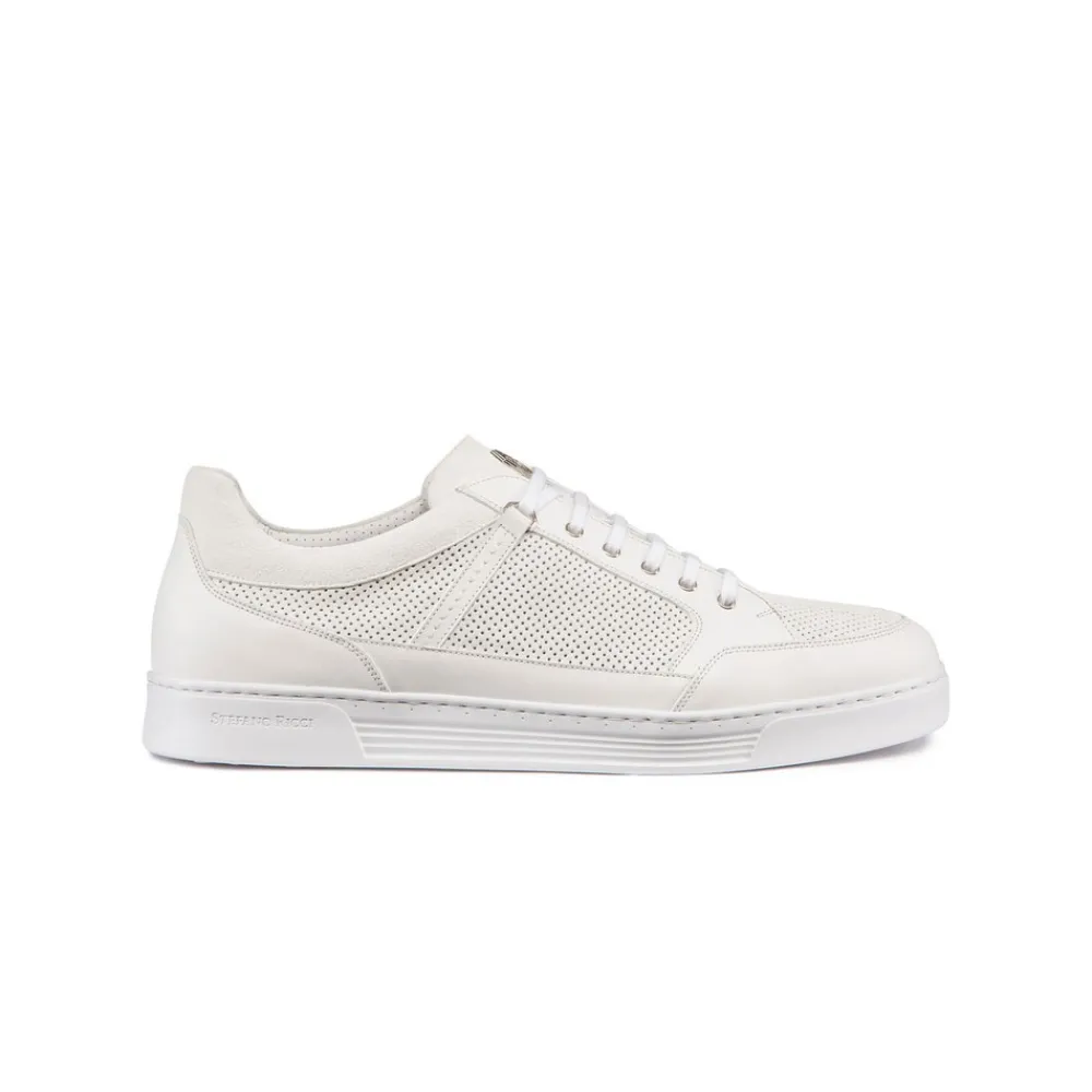 Clearance Calfskin Leather And Suede Sneakers Sneakers