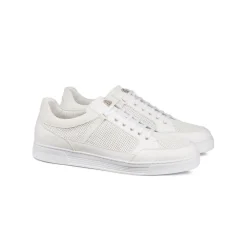 Clearance Calfskin Leather And Suede Sneakers Sneakers