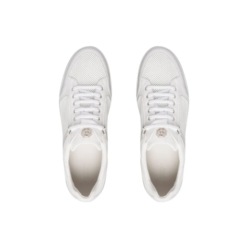 Clearance Calfskin Leather And Suede Sneakers Sneakers