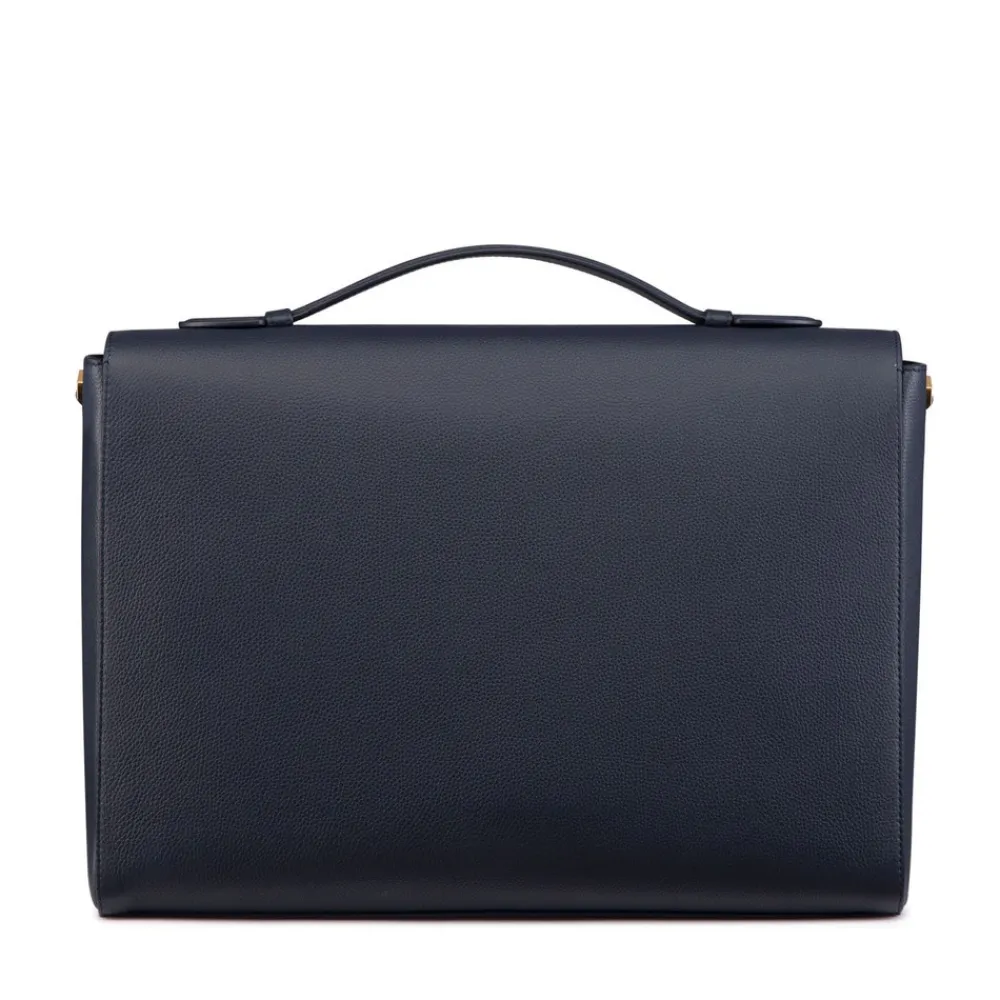 Fashion Calfskin Leather Briefcase Bags