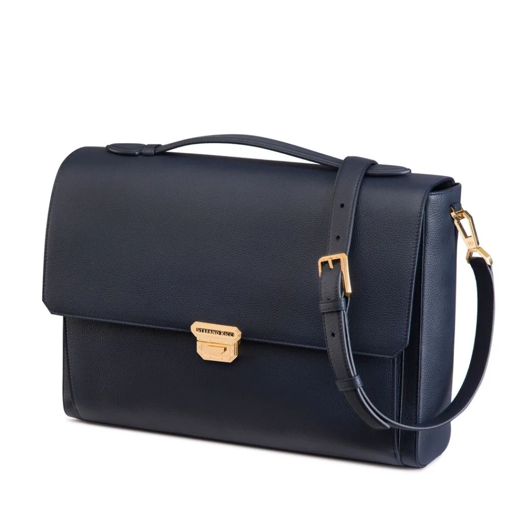 Fashion Calfskin Leather Briefcase Bags