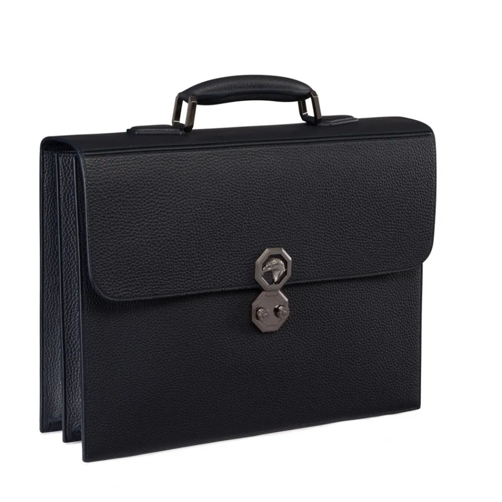 Best Sale Calfskin Leather Briefcase Bags