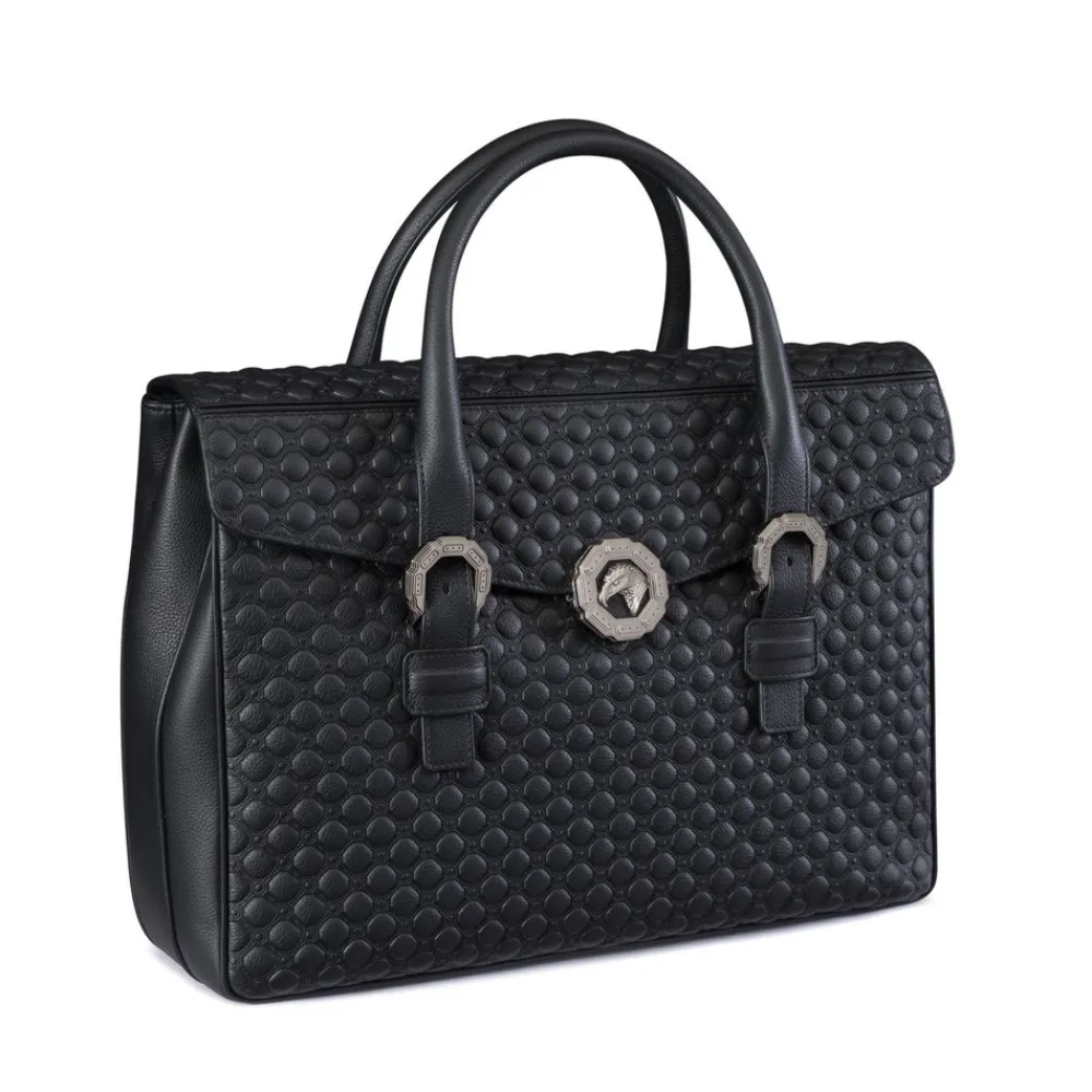Hot Calfskin Leather Briefcase Bags