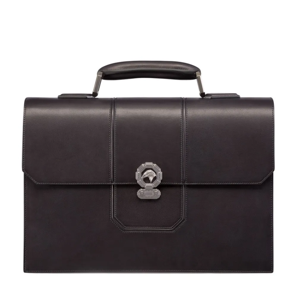 Fashion Calfskin Leather Briefcase Bags