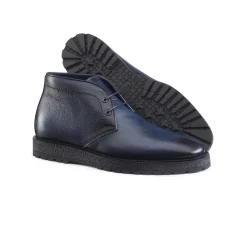 Outlet Calfskin Leather Chukka Boots Oxford & Derbies