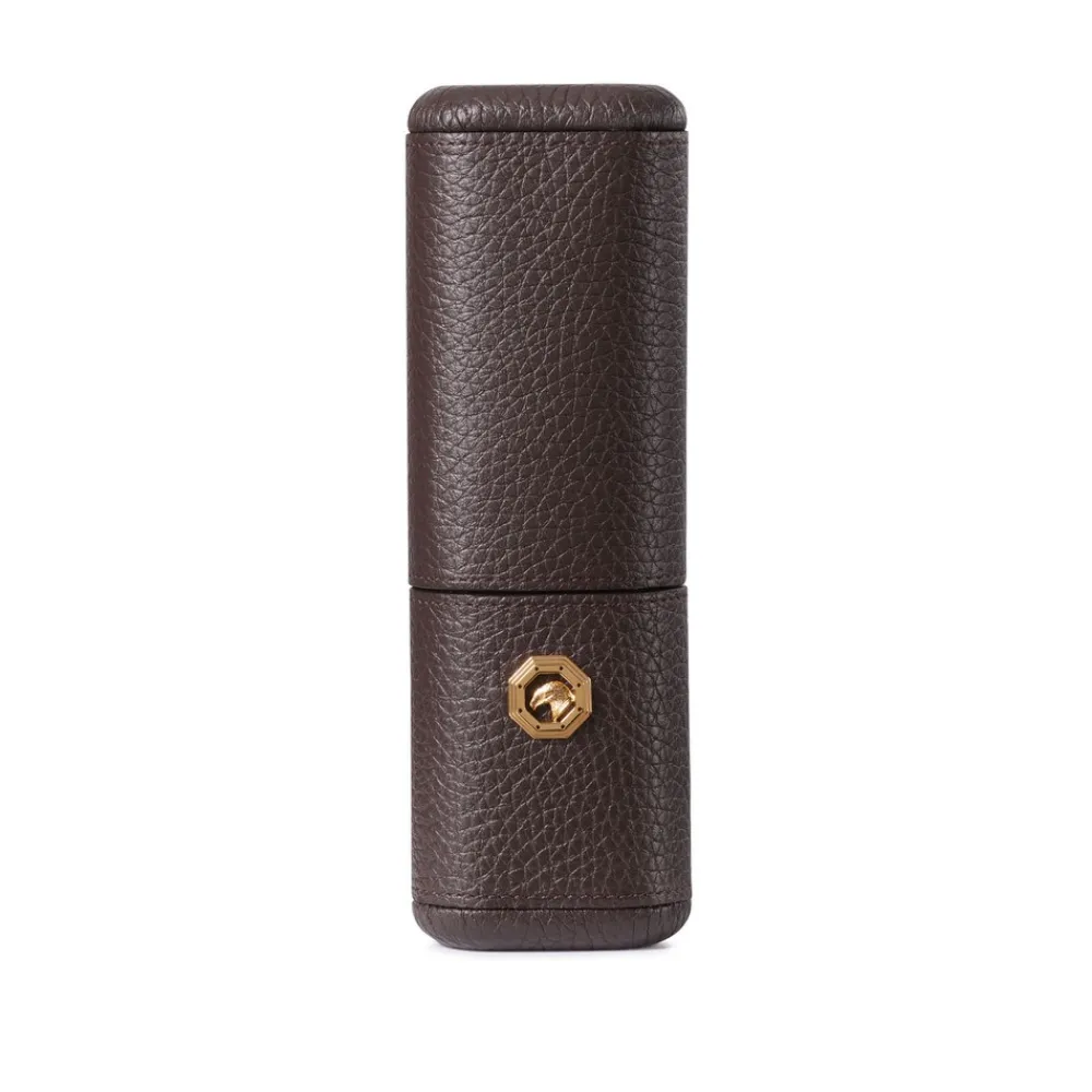 Cheap Calfskin Leather Cigar Holder (2 Cigars) Cigar Accessories