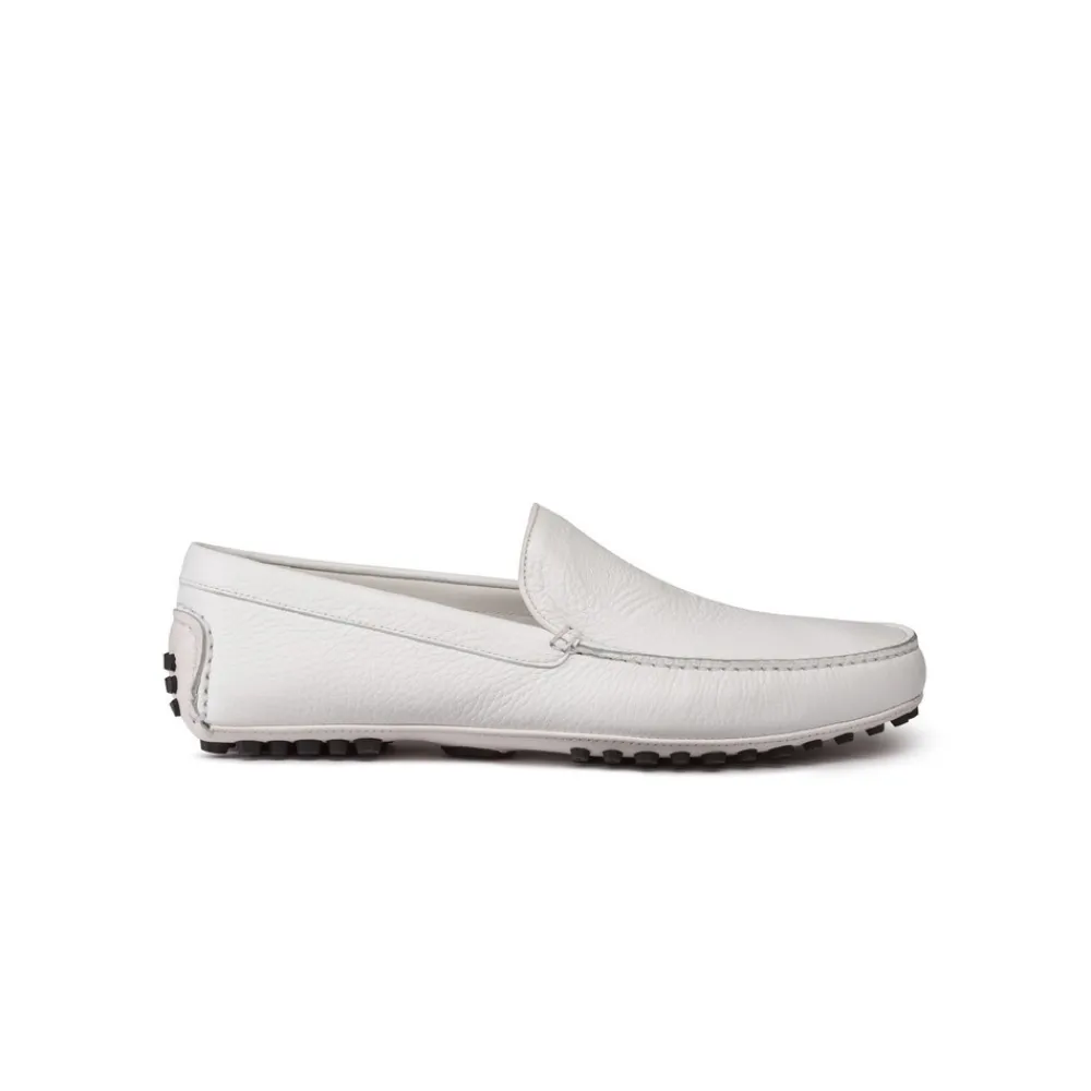 Cheap Calfskin Leather Driving Shoes Loafers
