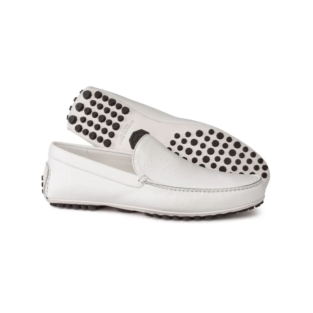 Cheap Calfskin Leather Driving Shoes Loafers