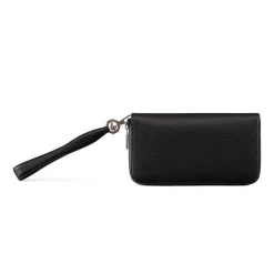 Sale Calfskin Leather Large Zip Around Wallet Small Leather Goods