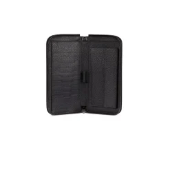Sale Calfskin Leather Large Zip Around Wallet Small Leather Goods