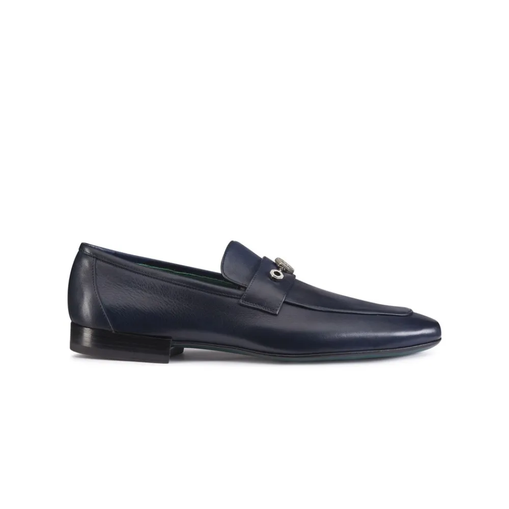 Online Calfskin Leather Loafers Loafers