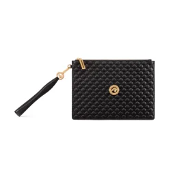 Cheap Calfskin Leather Medium Portfolio Small Leather Goods