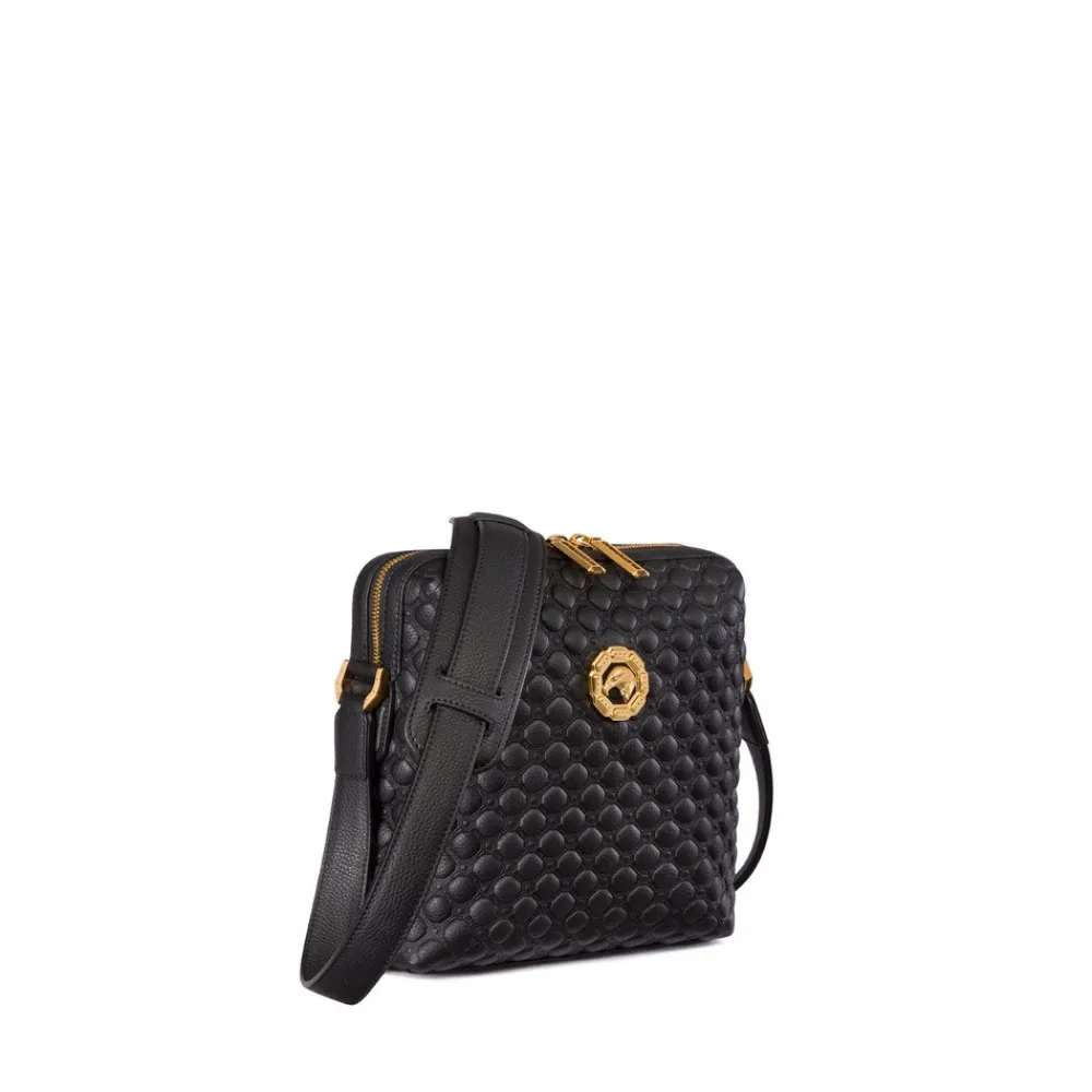 Outlet Calfskin Leather Messenger Bag Bags