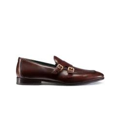 Best Calfskin Leather Monk Strap Loafers Loafers