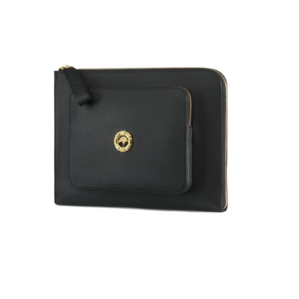 Cheap Calfskin Leather Portfolio Small Leather Goods