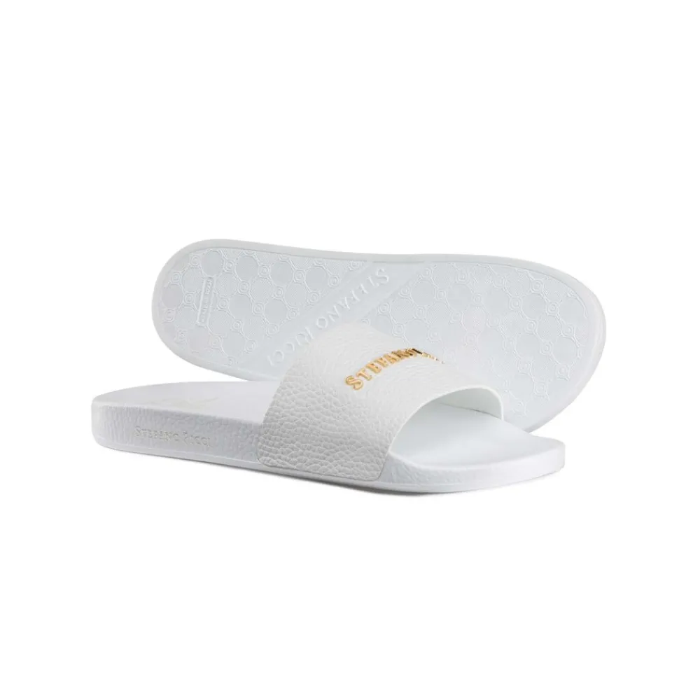 Discount Calfskin Leather Slides Espadrilles & Sandals