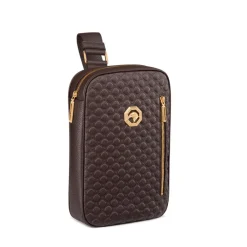Cheap Calfskin Leather Sling Backpack Bags