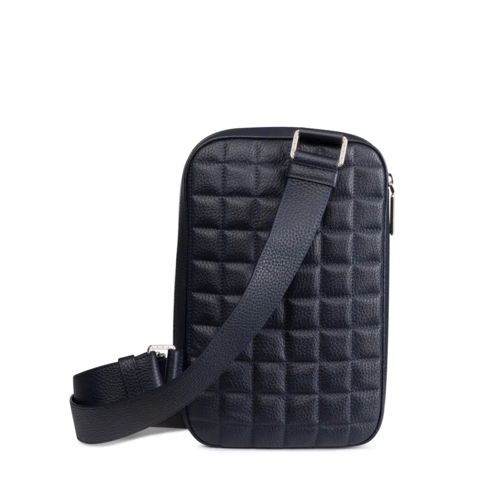 Outlet Calfskin Leather Sling Backpack Bags