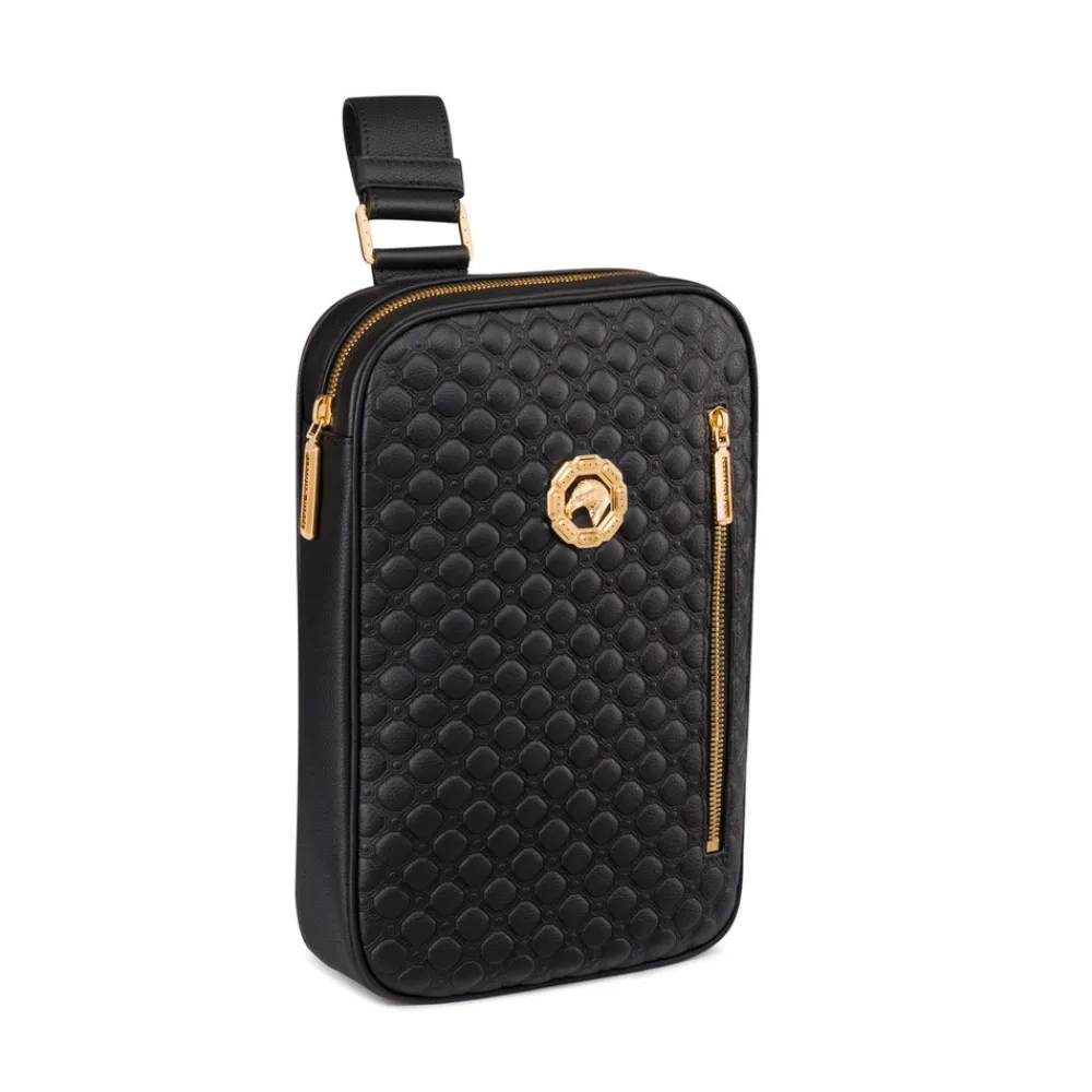 Best Sale Calfskin Leather Sling Backpack Bags
